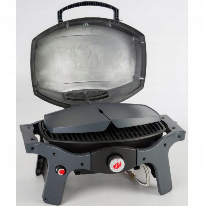 Landmann Pantera 1.0 turismegasgrill med sidefoldbare borde, 1 stk.
