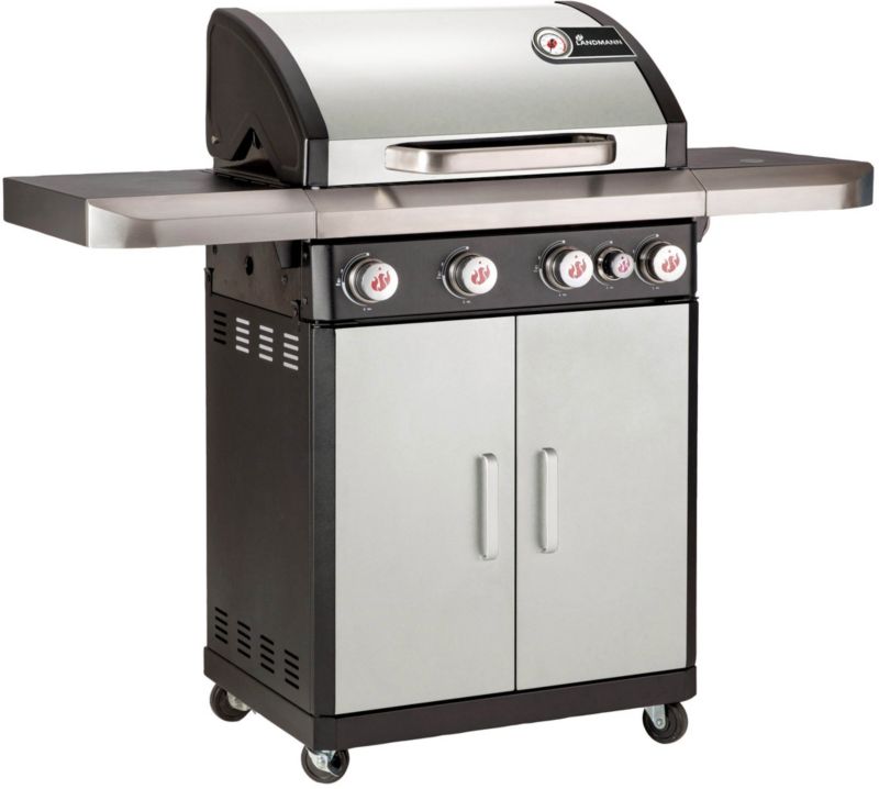 Gasgrill Landmann Rexon PTS 4.1 inox