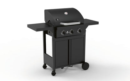 Gasgrill Rookie med 3 brændere og støbejern