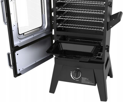 Gasgrill og rygeovn EL FUEGO Portland W2 med glasrude 1 stk
