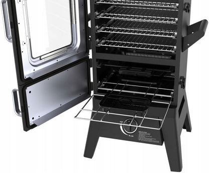 Gasgrill og rygeovn EL FUEGO Portland W2 med glasrude 1 stk