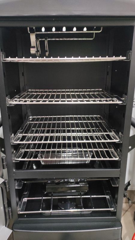 Gasgrill og rygeovn EL FUEGO Portland W2 med glasrude 1 stk