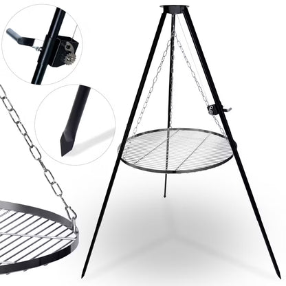 Grill Trøjben 80 cm Sort Stål