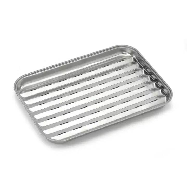 Grillbakke 34,5x24 cm Rustfrit Stål