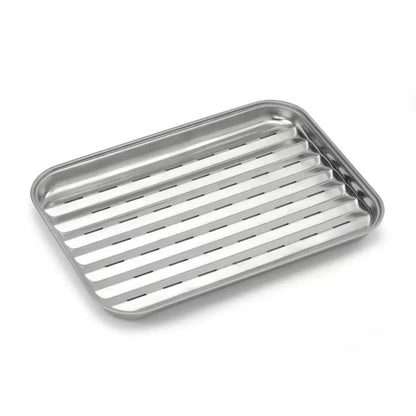 Grillbakke 34,5x24 cm Rustfrit Stål