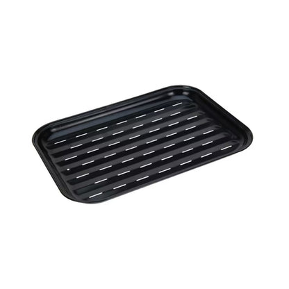 Grillbakke Perforeret Non-Stick 34x24 cm Sort