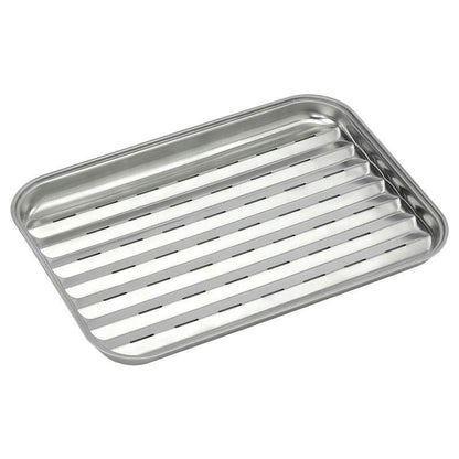 Grillbakke Rustfrit Stål Sølv