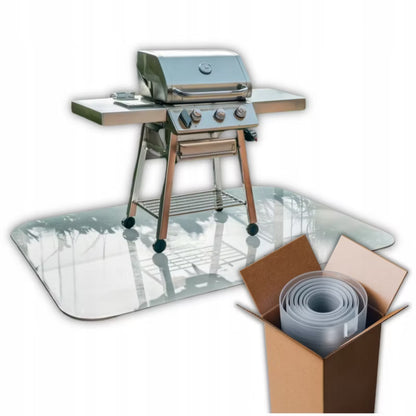 Grillmåtte 100x50 cm Transparent PVC