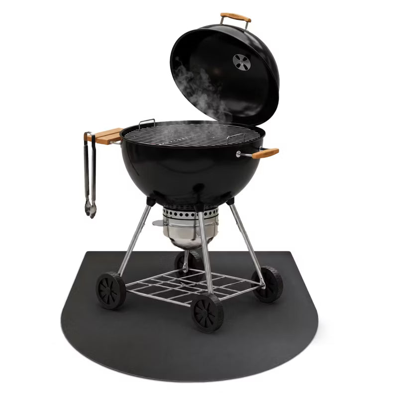 Grillmåtte 80x70 cm Sort Stål