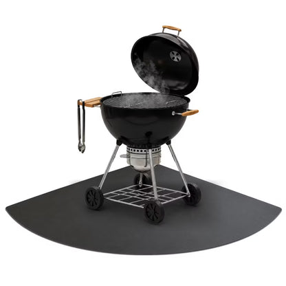 Grillmåtte Metal 100x100 cm Sort Stål
