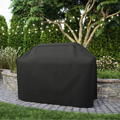 Grillovertræk 150x60x95 cm Sort Vandtæt
