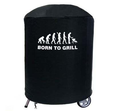 Grillovertræk 90x59x69 cm Sort Vandtæt