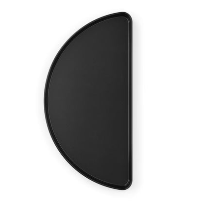Grillpande Halvmåne 45x22 cm Emaljeret Sort