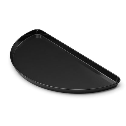 Grillpande Halvmåne 45x22 cm Emaljeret Sort