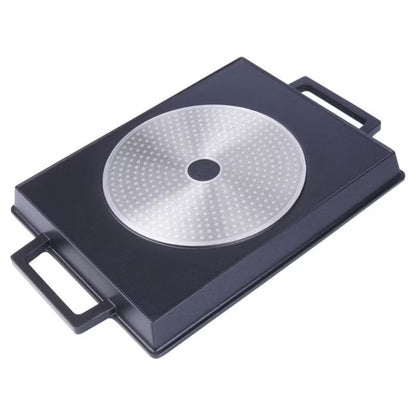 Grillplade Granit 43x27 cm Sort