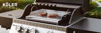 Grillplade Plancha 45x32 cm Rustfrit Stål