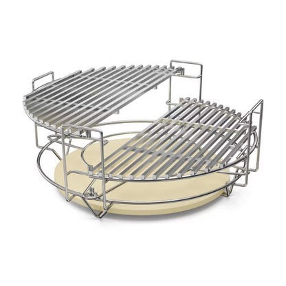 Grillrist 3-Niveau System til Kamado EG21 og EG22 Sølv