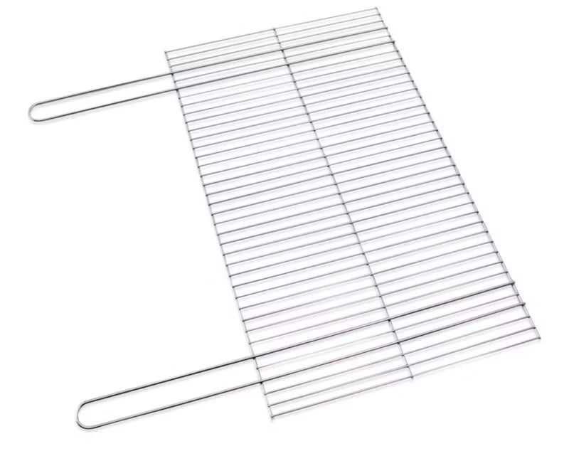 Grillrist 67x40 cm med Håndtag Forkromet Stål