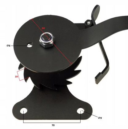 Grillrist Rund 45 cm Rustfrit Stål
