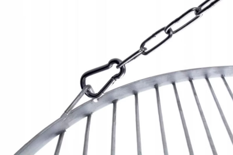 Grillrist Rund 45 cm Rustfrit Stål