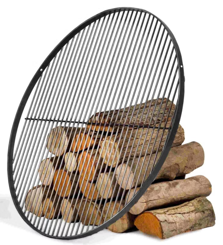 Grillrist Rund 70 cm Sort Stål