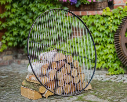 Grillrist Rund 70 cm Sort Stål