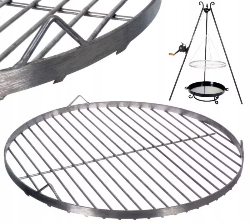 Grillrist Rund 80 cm Rustfrit Stål