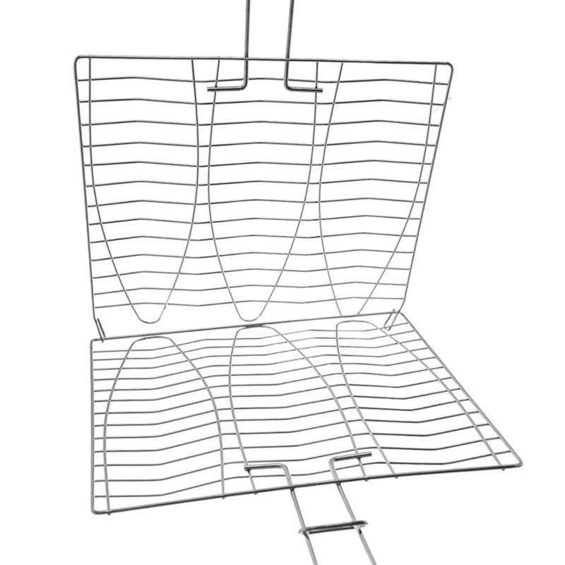 Grillrist til Fisk 28x55,5 cm Forkromet Metal
