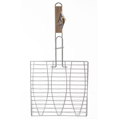 Grillrist til Fisk 28x55,5 cm Forkromet Metal