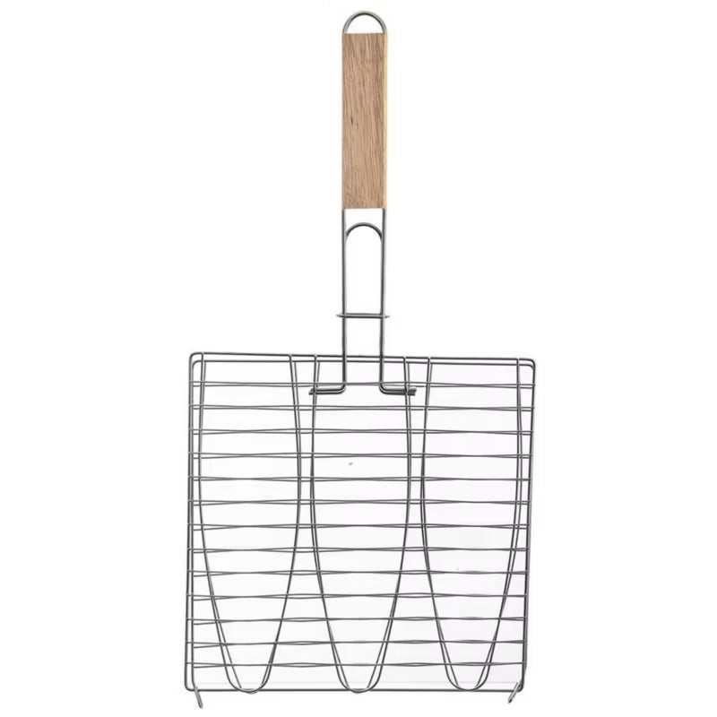 Grillrist til Fisk 28x55,5 cm Forkromet Metal