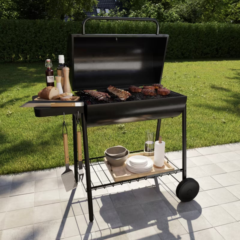 Grillspatel 40x9,5 cm Rustfrit Stål med Bøgetræshåndtag