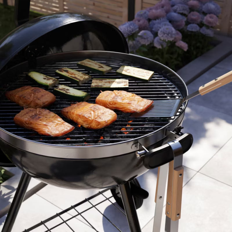 Grillspatel 40x9,5 cm Rustfrit Stål med Bøgetræshåndtag