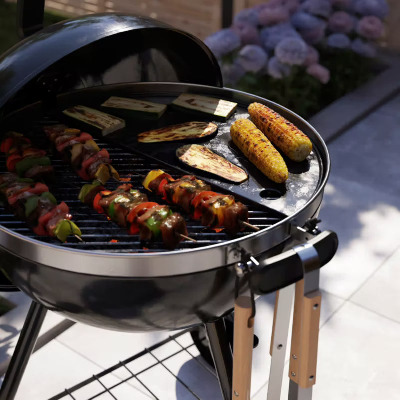 Grillspatel 40x9,5 cm Rustfrit Stål med Bøgetræshåndtag