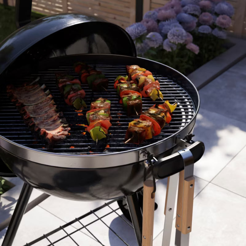 Grillspatel 40x9,5 cm Rustfrit Stål med Bøgetræshåndtag