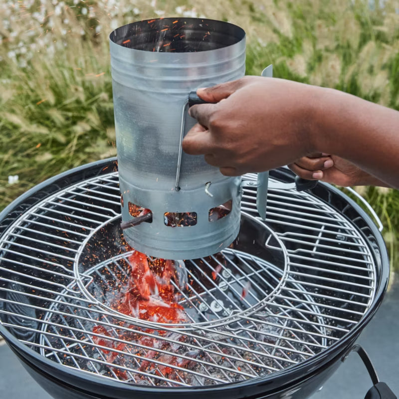 Grillstarter Rustfrit Stål Sølv