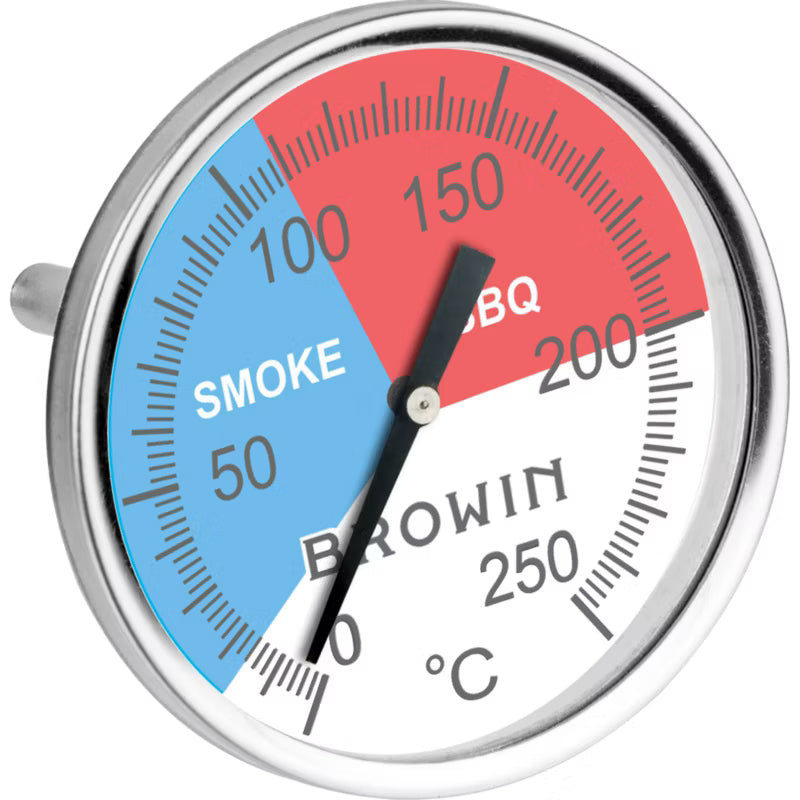 Grilltermometer til Røgeovn og BBQ Hvid