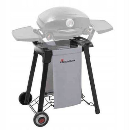 Grillvogn Pantera 105x56x75 cm Sort