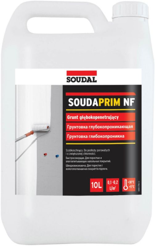 Dybttrængende primer Soudal Soudaprim 10 l