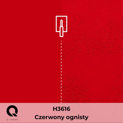 Kvartsgrunder H3616 3 kg Ildrød