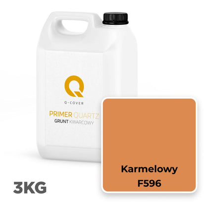 Kvartsgrunder F596 3 kg Karamel