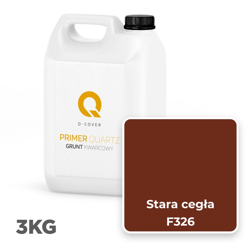 Kvartsgrunder F326 3 kg Gammel Tegl