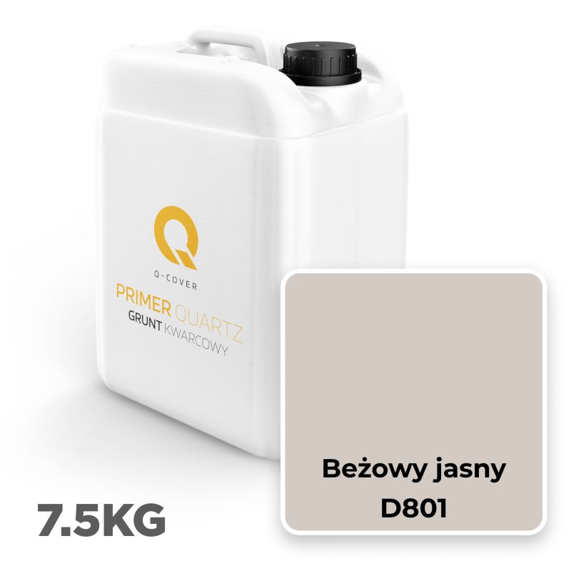 Kvartsgrunder D801 7,5 kg Lys Beige