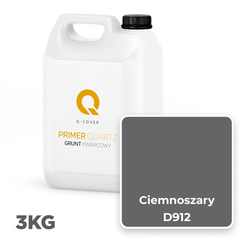 Kvartsgrunder D912 3 kg Mørkegrå