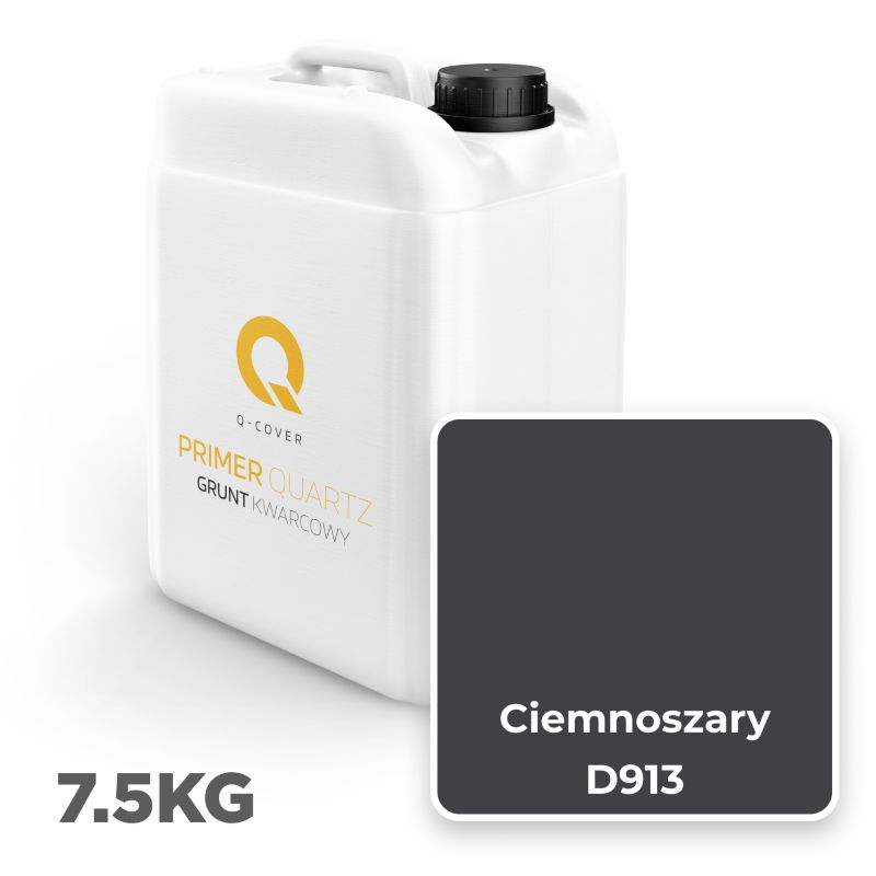 Kvartsgrunder D913 7,5 kg Mørkegrå