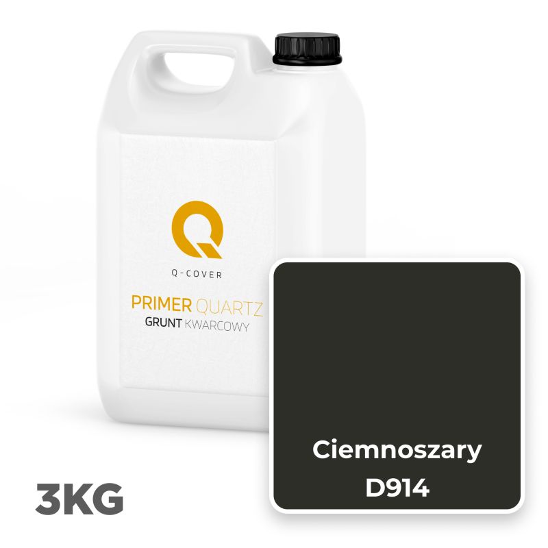Kvartsgrunder D914 3 kg Mørkegrå