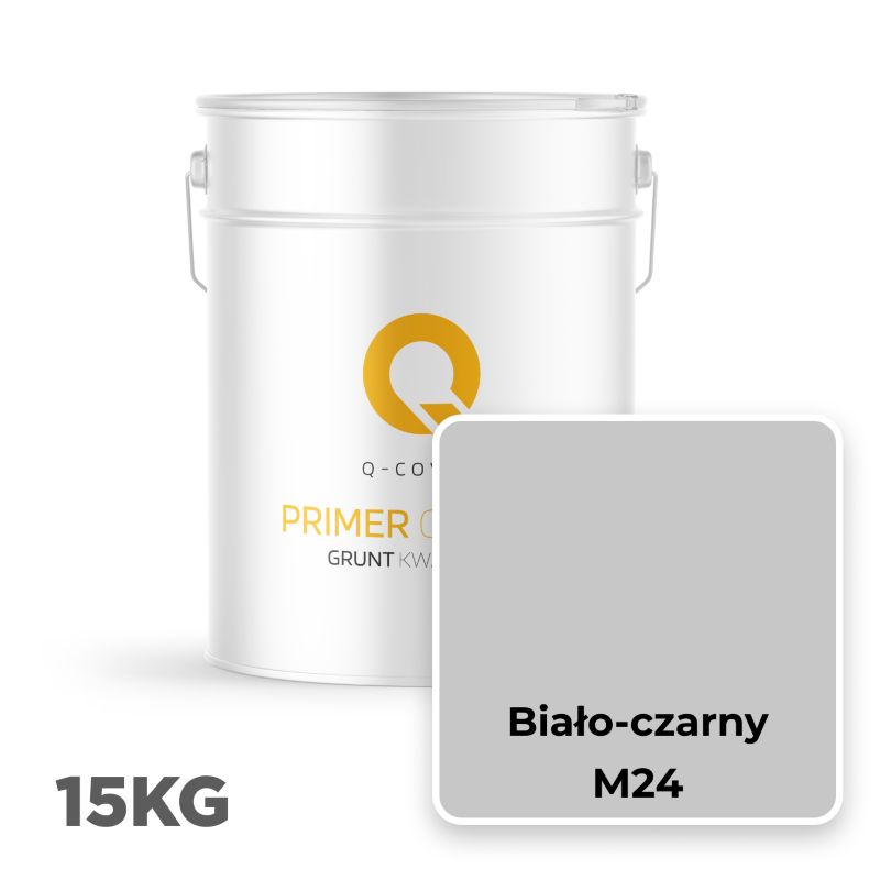 Kvartsgrunder til Mosaikpuds M24 15 kg Hvid/Sort