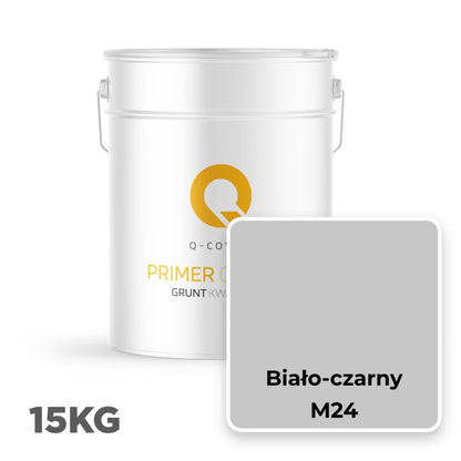 Kvartsgrunder til Mosaikpuds M24 15 kg Hvid/Sort