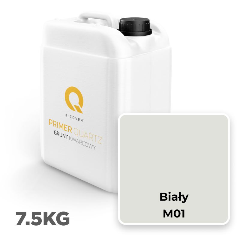 Kvartsgrunder M01 7,5 kg Hvid