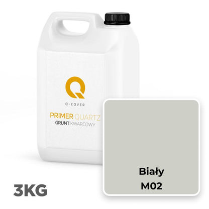 Kvartsgrunder M02 3 kg Hvid