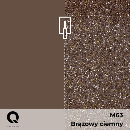 Kvartsprimer Mosaikpuds M63 3 kg Mørkebrun